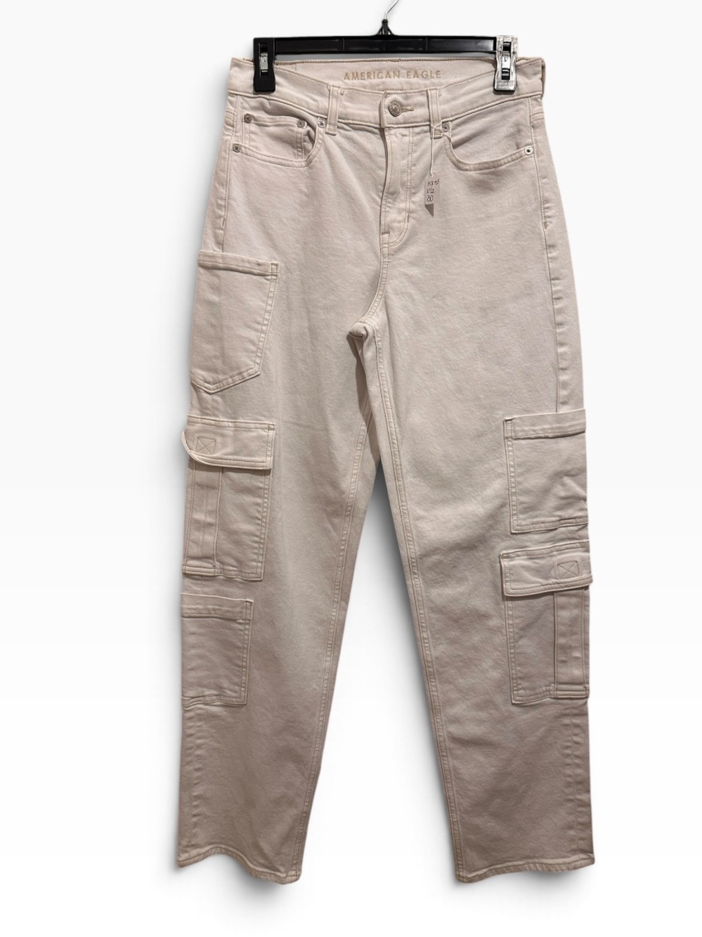 American Eagle Outfitters Light Beige Cargo Pants - Straight Fit